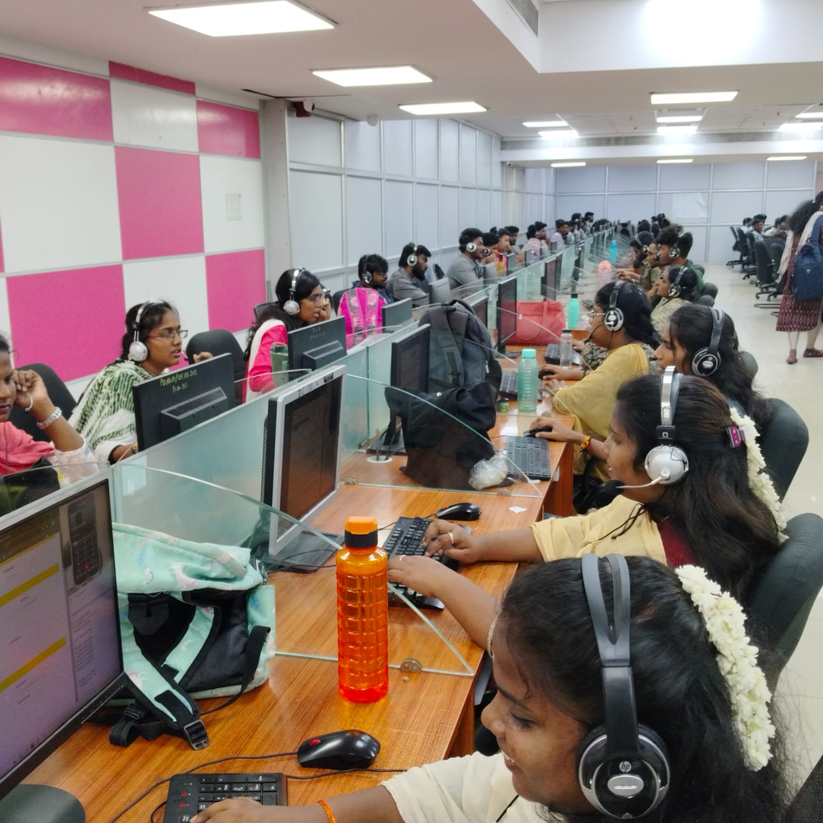 Monisha Security Agency manpower support team at call center operations