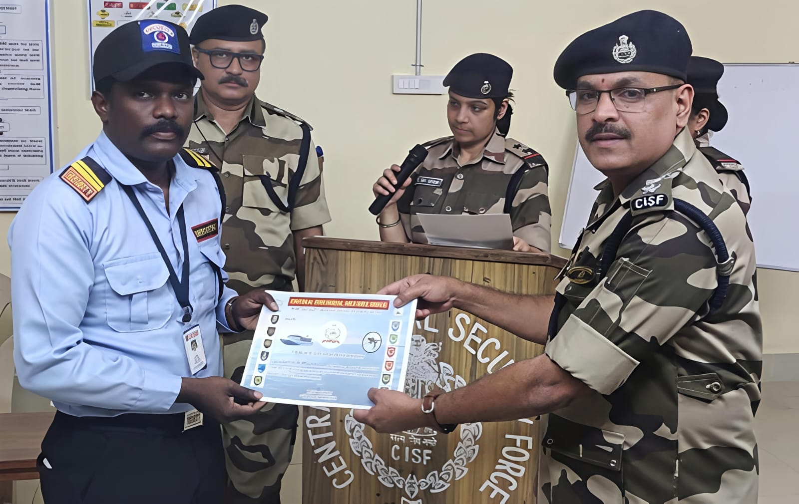 Monisha Security Agency port security briefing formation